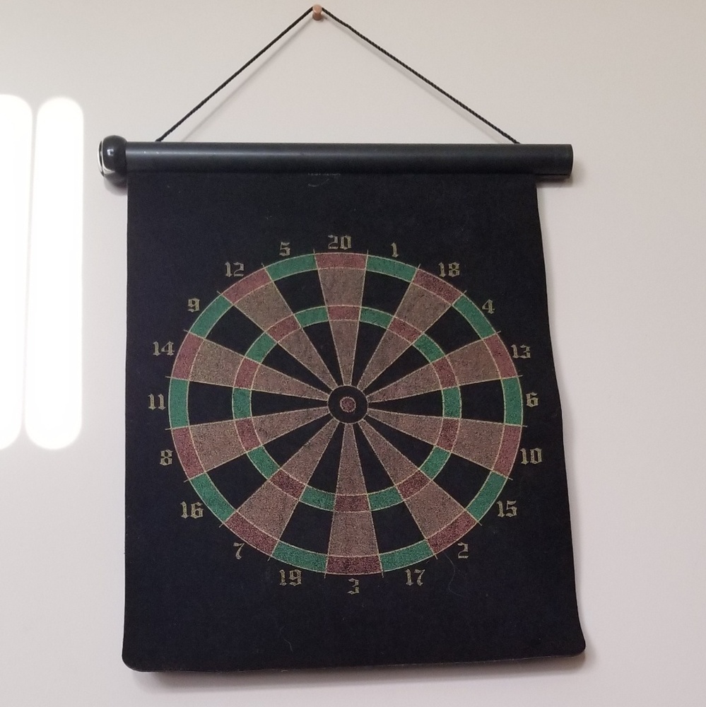 Vintage Felt Dart Wall Deco